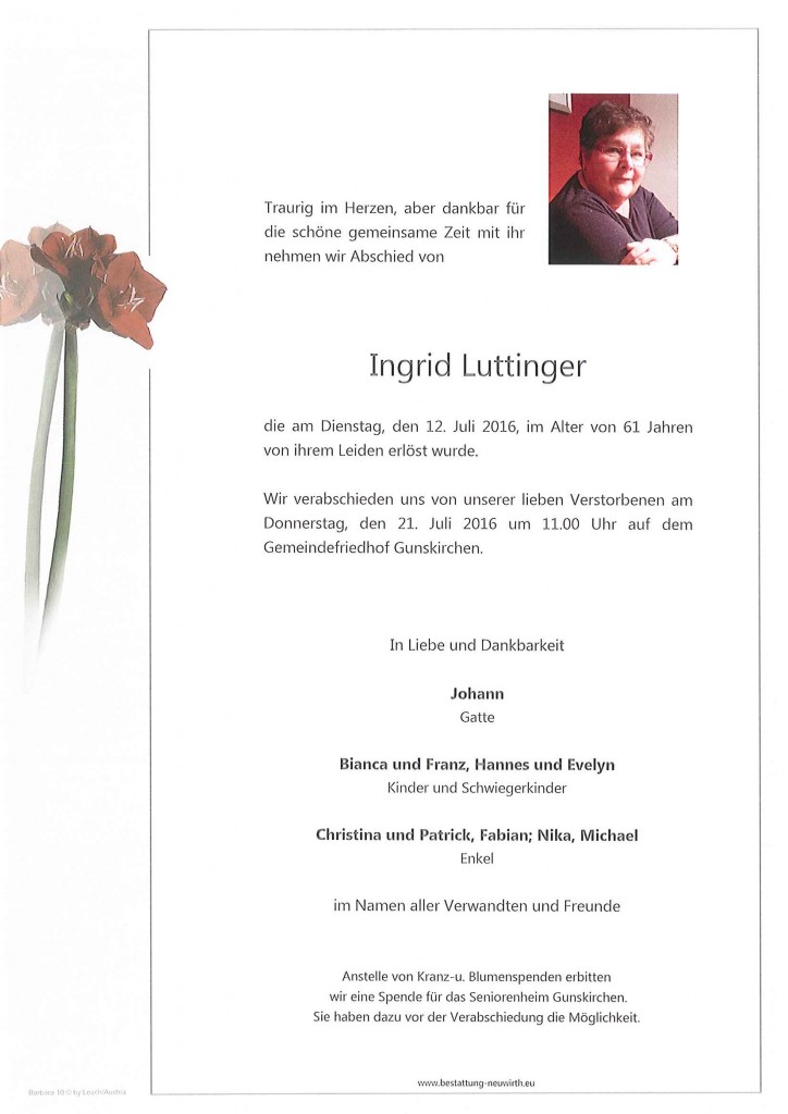 Ingrid Luttinger