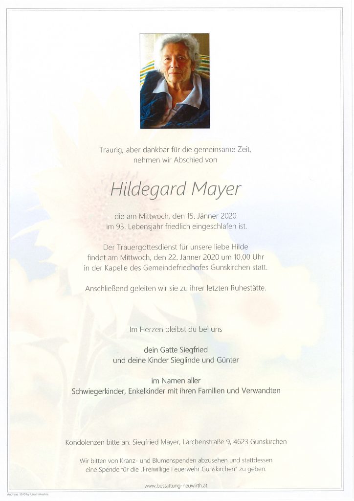 Hildegard Mayer