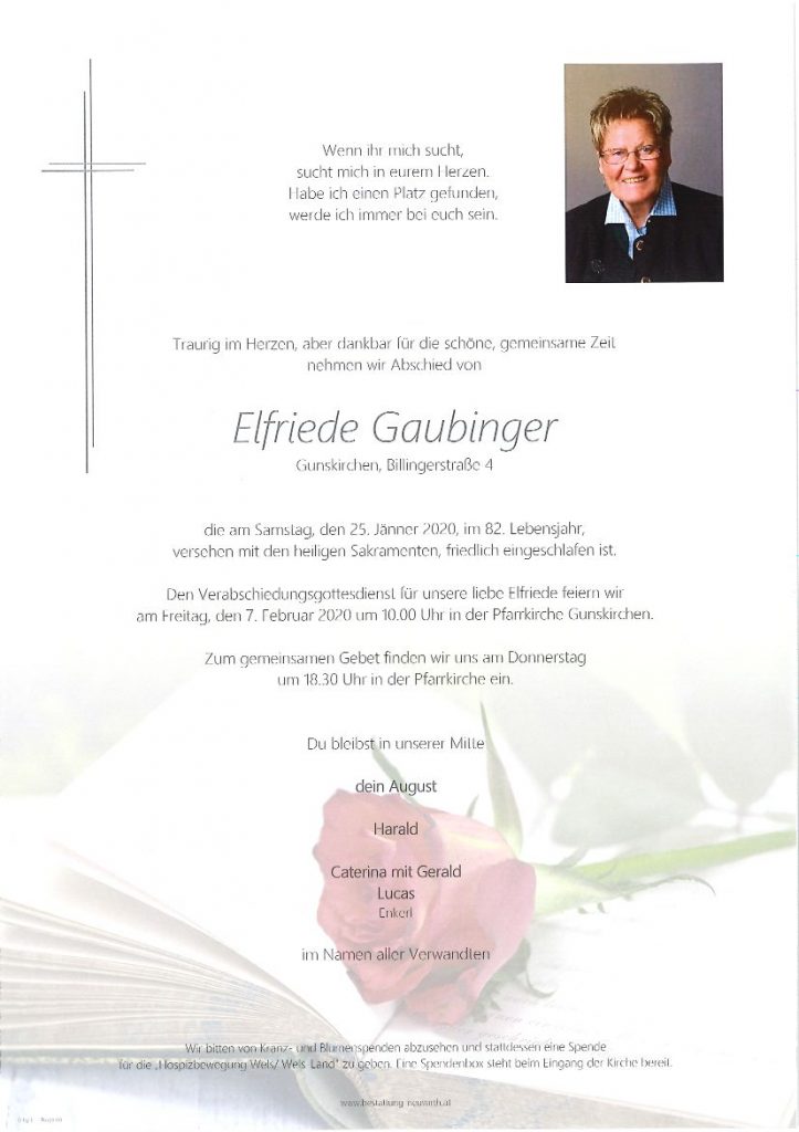 Elfriede Gaubinger