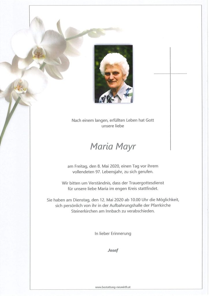 Maria Mayr