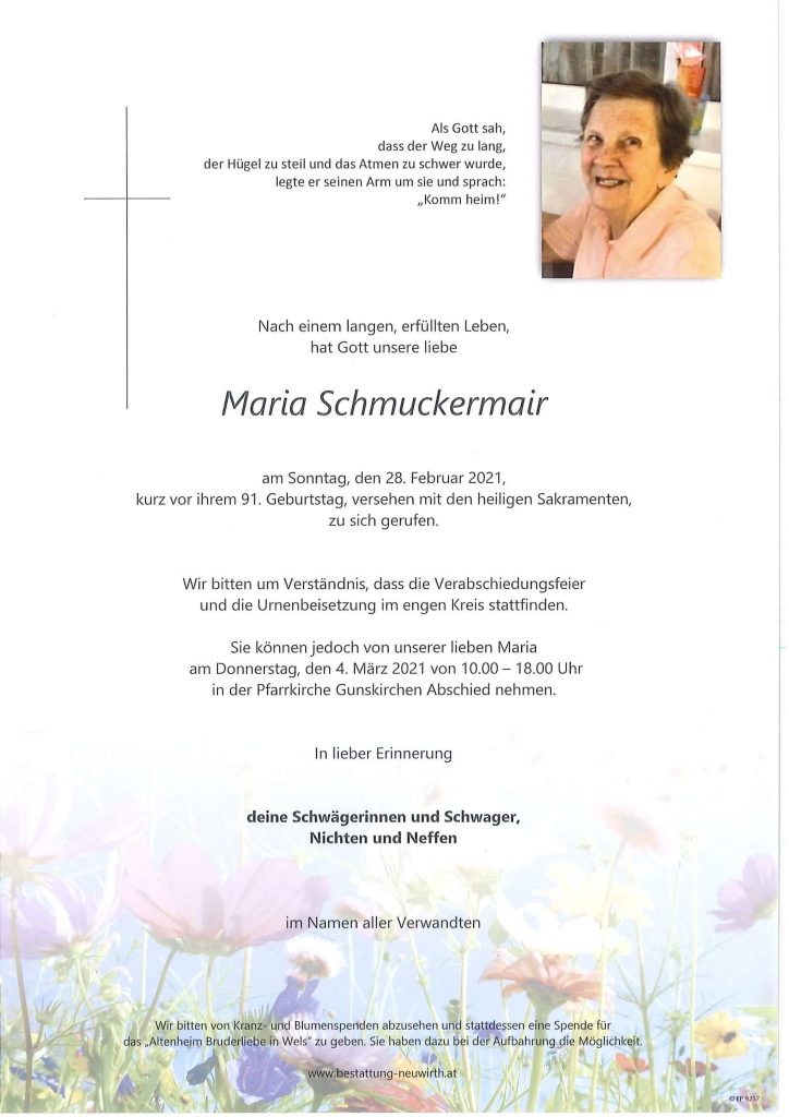 Maria Schmuckermair