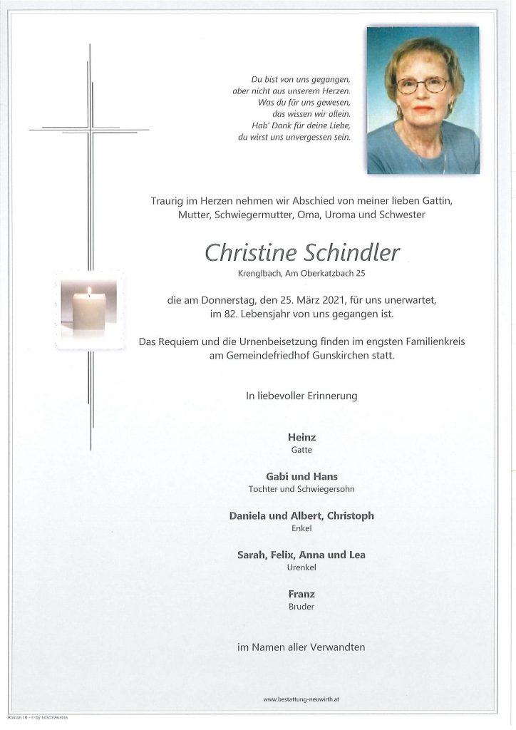 Christine Schindler