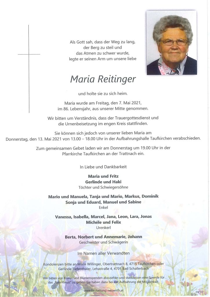 Maria Reitinger