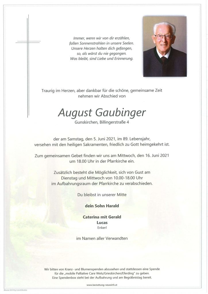 August Gaubinger