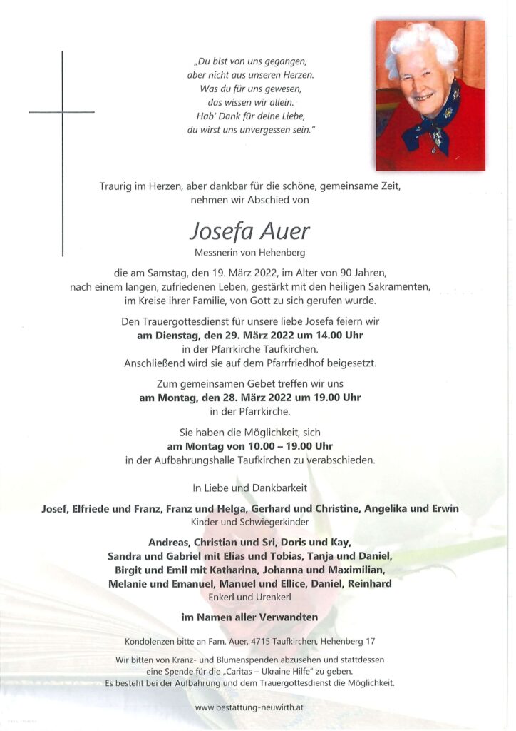 Josefa Auer