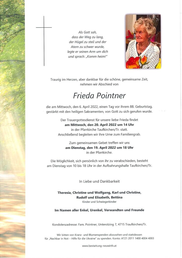 Frieda Pointner