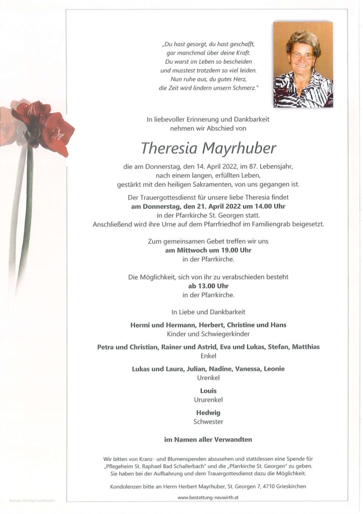 Theresia Mayrhuber