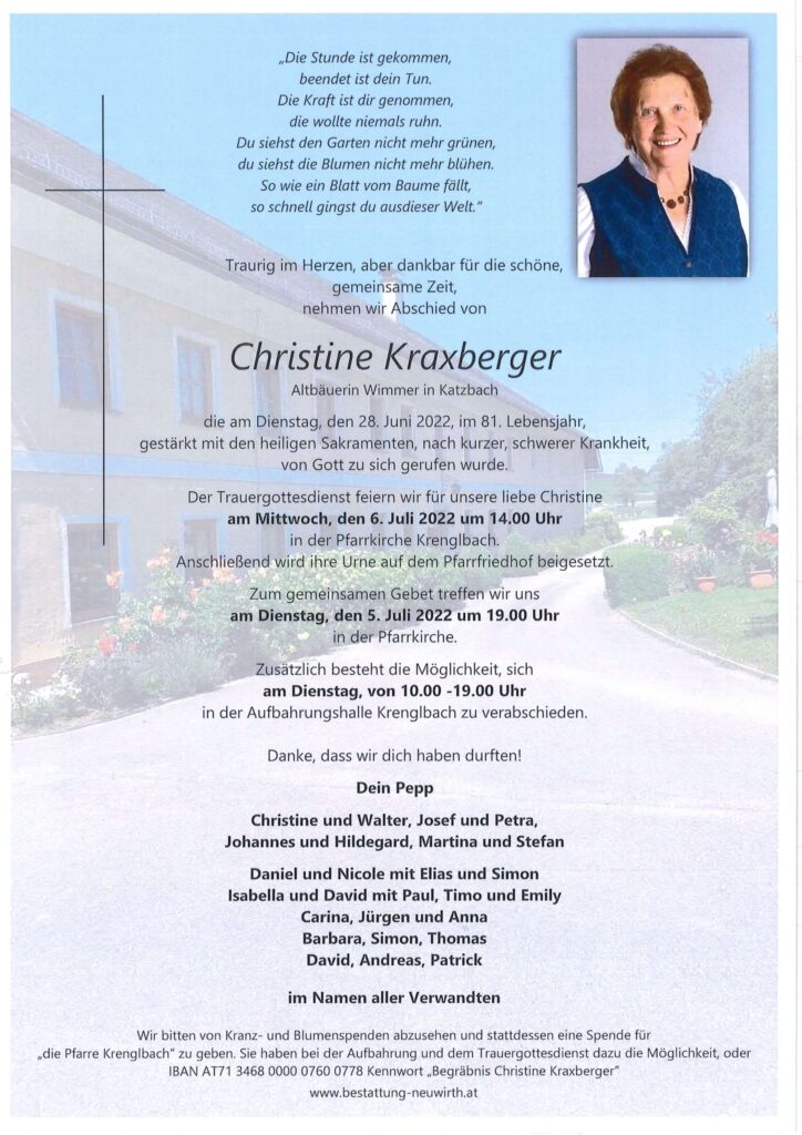 Christine Kraxberger