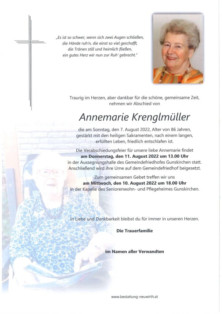 Annemarie Krenglmüller