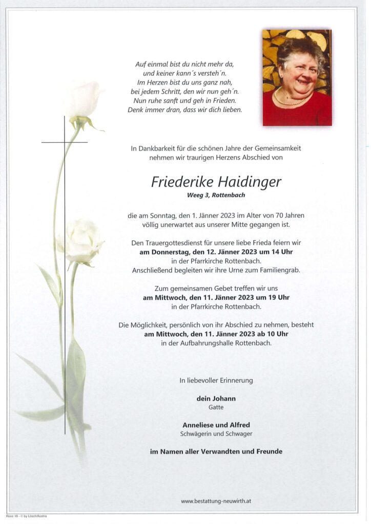 Friederike Haidinger