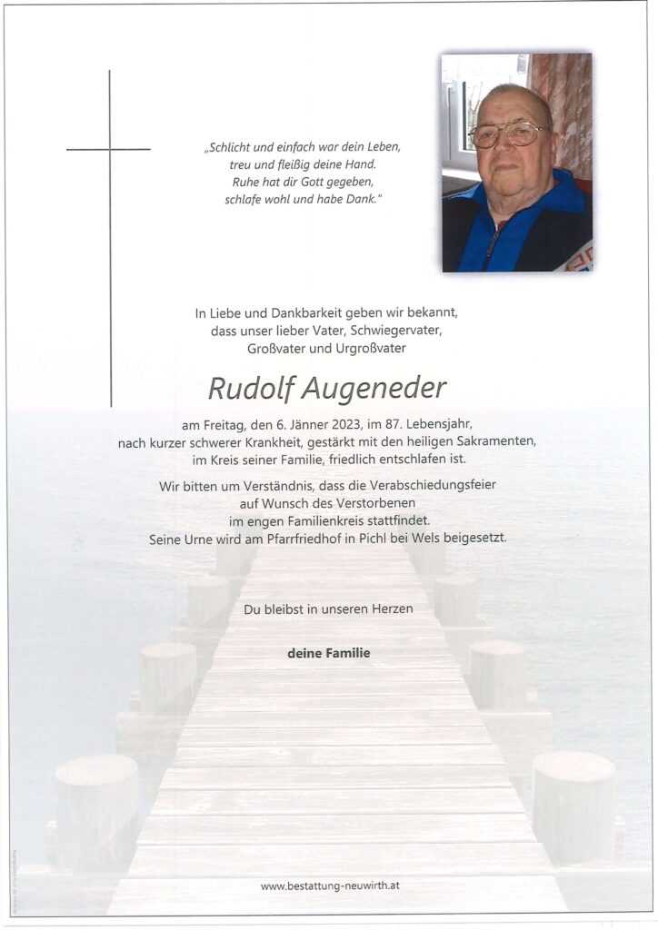 Rudolf Augeneder