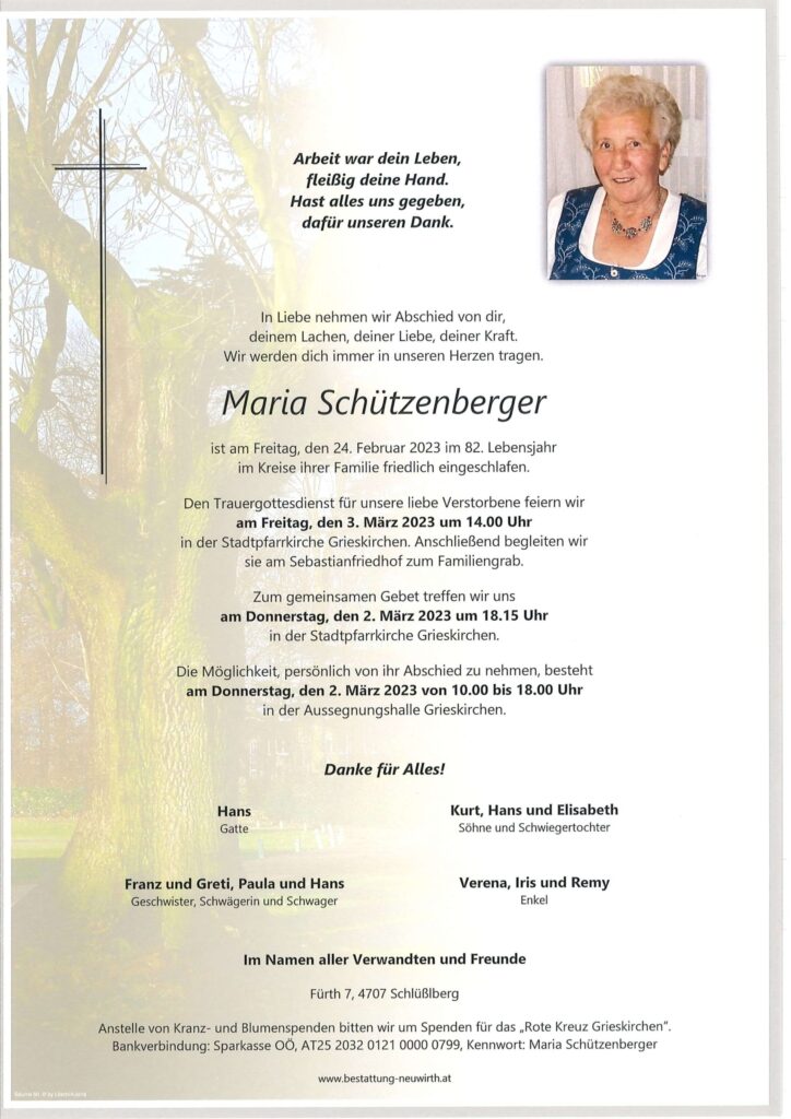 Maria Schützenberger