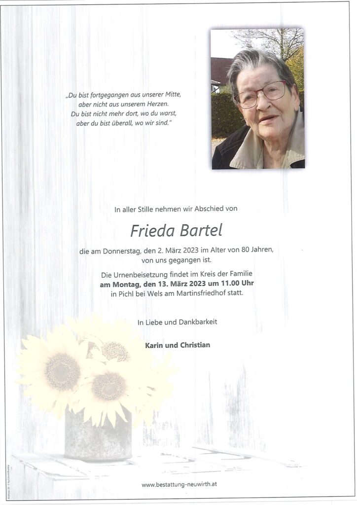 Frieda Bartel