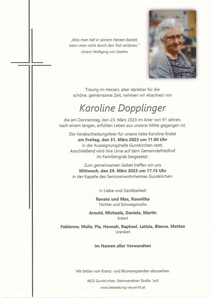 Karoline Dopplinger