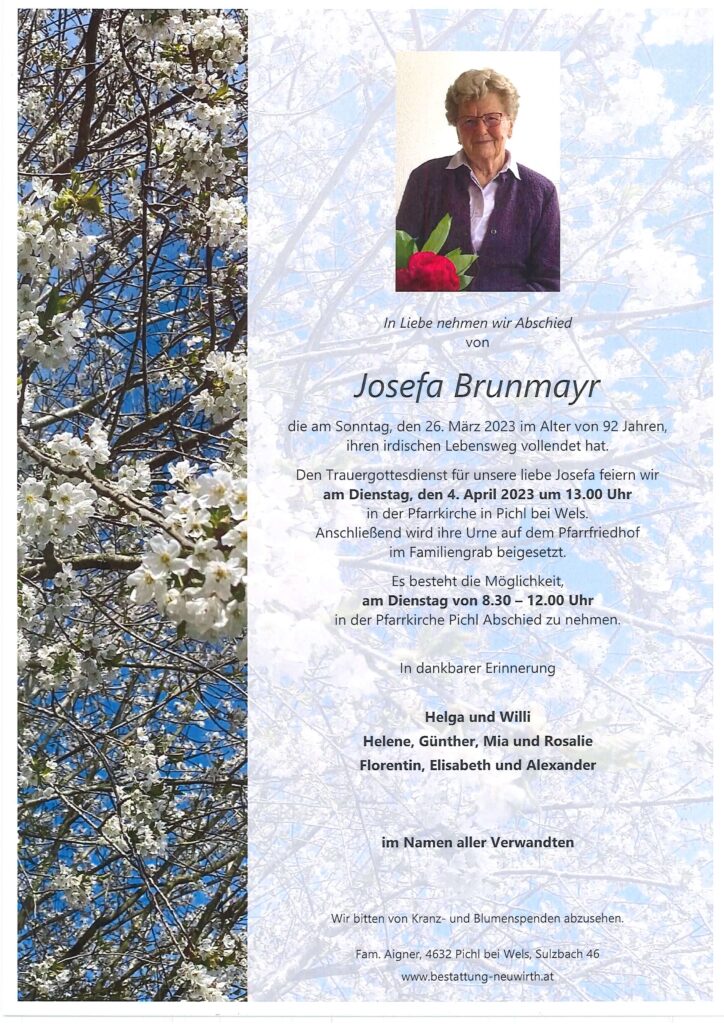 Josefa Brunmayr
