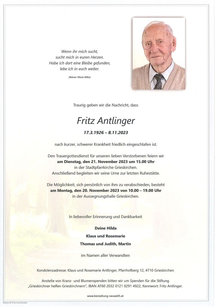 Fritz Antlinger