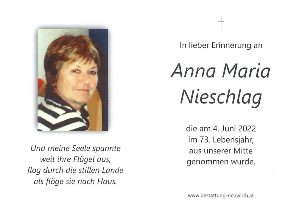 Anna Maria Nieschlag