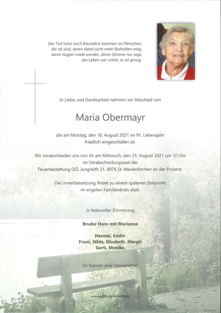 Maria Obermayr