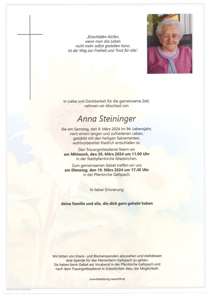Anna Steininger