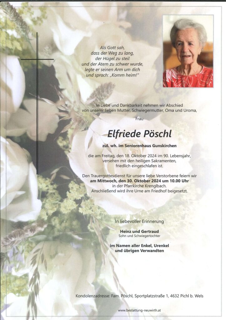 Elfriede Pöschl