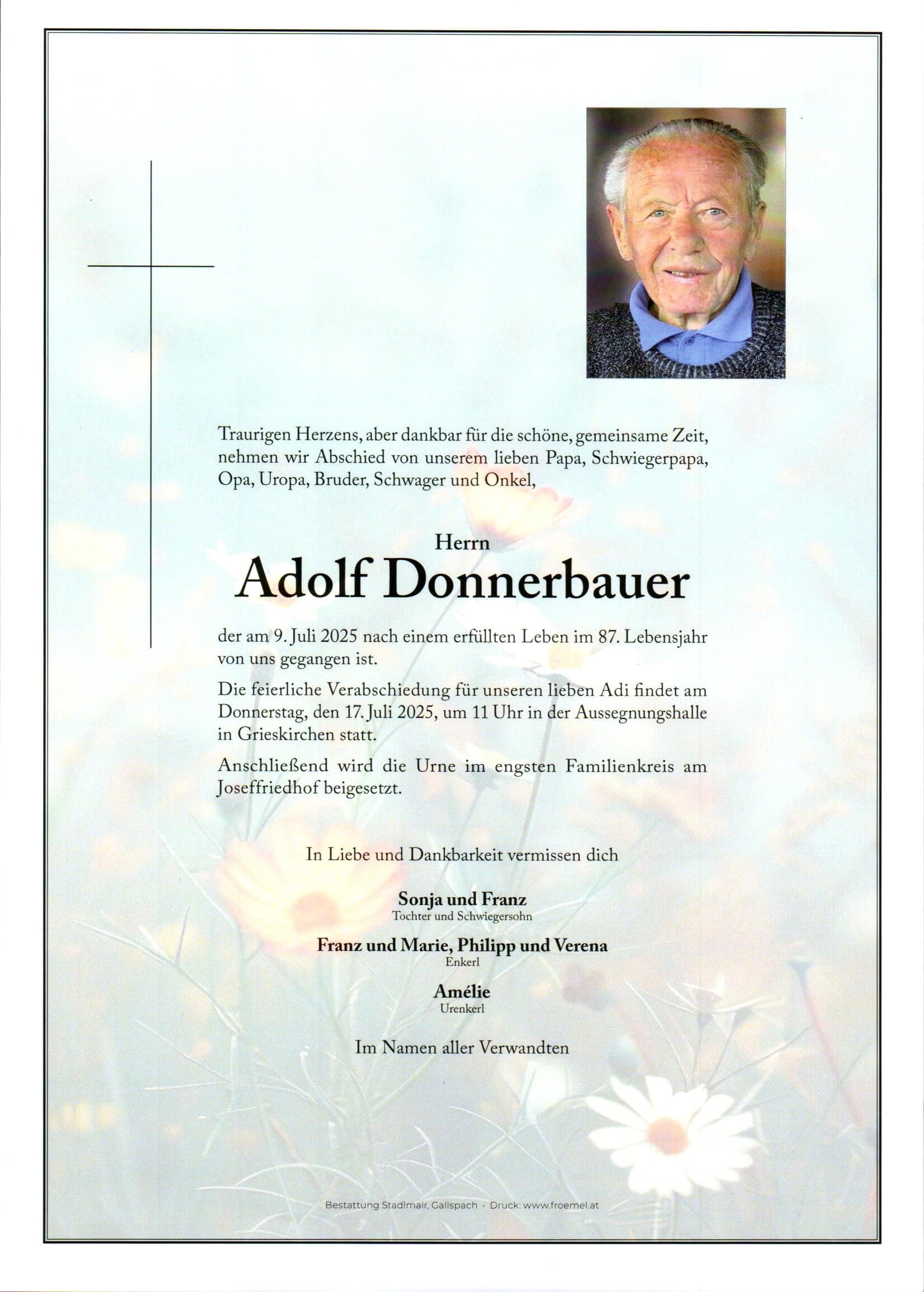 Adolf Donnerbauer